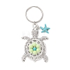 Tortoise Alloy & Acrylic Keychains KEYC-JKC01452-4