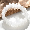 Bicone Natural Quartz Crystal Beads Stretch Bracelets for Women Men BJEW-C097-05J-1