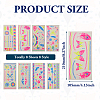 8 Sheets 8 Style Creative Fluorescent Arm Removable Temporary Tattoos Paper Stickers STIC-TA0002-02-12