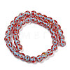 Handmade Lamword Beads Strands LAMP-P069-01A-05-4