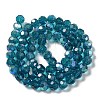 Electroplate Transparent Glass Beads Strands LS-EGLA-A035-T10mm-L12-2