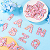 2 Sets Polyester Embroider Self-adhesion Thread Iron on/Sew On Patches PATC-TA0001-54B-7