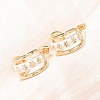 Rack Plating Brass Enamel Stud Earrings KK-CBAB1AF-38A-G-3
