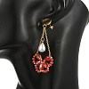 Electroplate Glass Dangle Earrings for Women EJEW-MZ00796-02-2