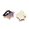 Halloween Theme Rack Plating Alloy Enamel Pendants ENAM-N056-356A-2