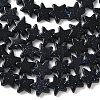 Synthetic Blue Goldstone Beads Strands G-F817-A07-01-5