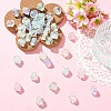 20Pcs 5 Colors Handmade Foil Glass Beads FOIL-YW0001-06-4