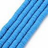 Handmade Polymer Clay Bead Strands CLAY-T002-6mm-30-1