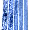 Electroplate Glass Beads Strands EGLA-A044-P6mm-B17-2