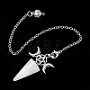 Natural Quartz Crystal Cone Dowsing Pendulum Big Pendants G-C114-01P-21-4