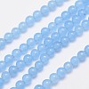 Natural & Dyed Malaysia Jade Bead Strands G-A146-4mm-A20-3