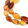 Gradient Color Natural Amber Beads Strands G-F803-E01-01-5
