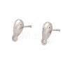 Non-Tarnish 304 Stainless Steel Stud Earring Findings STAS-P307-16P-1