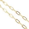 2.5MM Brass Paperclip Chain Bracelet Making AJEW-JB01601-01-3