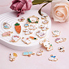 Kissitty 46Pcs 23 Styles Alloy Enamel Pendants ENAM-KS0001-02-11