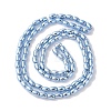 Electroplate Beads Strands EGLA-H104-02F-2