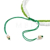 Easter Glass Seed Beads Braided Bead Bracelets BJEW-MZ00150-05-4