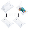 4Pcs 2 Colors Transparent PVC Doll Storage Bags ABAG-DC0001-07-1