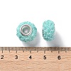 AB Color Resin Rose Flower European Beads RESI-M001-05E-3