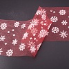 Snowflake Deco Mesh Ribbons OCOR-P010-G08-7