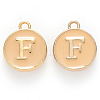 Golden Plated Alloy Enamel Charms LS-ENAM-S118-06F-1