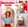 4Pcs 4 Styles Heart Polyester Embroidered Cloth Patch PATC-NB0001-67B-5