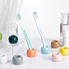 AHADERMAKER 12Pcs 12 Colors Ceramic Toothbrush Base AJEW-GA0005-80-5