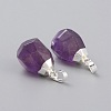 Natural Amethyst Pendants X-G-G845-07S-05A-2