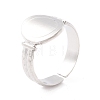 Non-Tarnish 304 Stainless Steel Cuff Ring RJEW-F121-02P-3