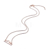 304 Stainless Steel Alps Pendant Necklaces LS-NJEW-Z001-01RG-2
