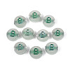 Luminous Frosted Acrylic Beads FACR-T008-02B-1