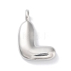 Rack Plating Brass Balloon Letter Pendants LS-KK-C050-01P-L-1