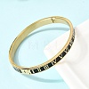 304 Stainless Steel Enamel Hinged Bangles BJEW-D408-45G-5