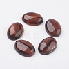 Natural Dyed & Heated Red Tiger Eye Flat Back Cabochons G-G741-30x40mm-13-1