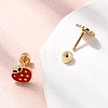 304 Stainless Steel Stud Earrings EJEW-F396-02C-G-4