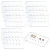 12Pcs 10-Hole Acrylic Earring Display Cards EDIS-OC0001-10C-1