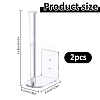 2Pcs Acrylic Wall Mount Hat Display Rack AJEW-WH0696-869-2