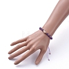 Adjustable Nylon Thread Braided Bead Bracelets BJEW-JB05291-04-4