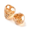 Electroplate Transparent Handmade Lampwork Beads LS-LAMP-K038-01A-2