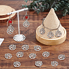 60Pcs Tibetan Style Alloy Pendants TIBEP-SC0002-10-4