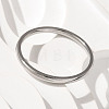 304 Stainless Steel Plain Band Rings STAS-I160-E03-P-3