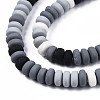 Handmade Polymer Clay Beads Strands CLAY-N008-008V-8