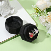 Velvet Cover Plastic Couple Ring Box VBOX-WH20003-001A-3