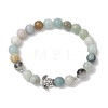 4Pcs 4 Styles Gemstone Beaded Stretch Bracelets BJEW-JB11100-3