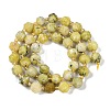 Natural Yellow Turquoise(Jasper) Beads Strands G-O201B-118F-4