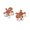 Christmas Theme Schima Wood Beads WOOD-F018-03-3