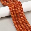 Dyed Natural White Jade Beads Strands G-G107-A26-01-2