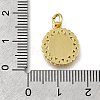 Brass Micro Pave Clear Cubic Zirconia Pendants ZIRC-I070-031G-3