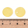 Spray Painted Natural Capiz Shell Disc Charms X1-BSHE-T014-02G-3