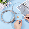 Unicraftale Stainless Steel Wire Necklace Cord DIY Jewelry Making TWIR-UN0001-03A-23-4
